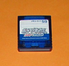 Nintendo OEM Pokemon Ruby  Sapphire 59 Block Memory Card for GameCube DOL-008
