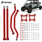 High Clearance Boxed Rear Radius Arms for Polaris RZR XP 1000 Red