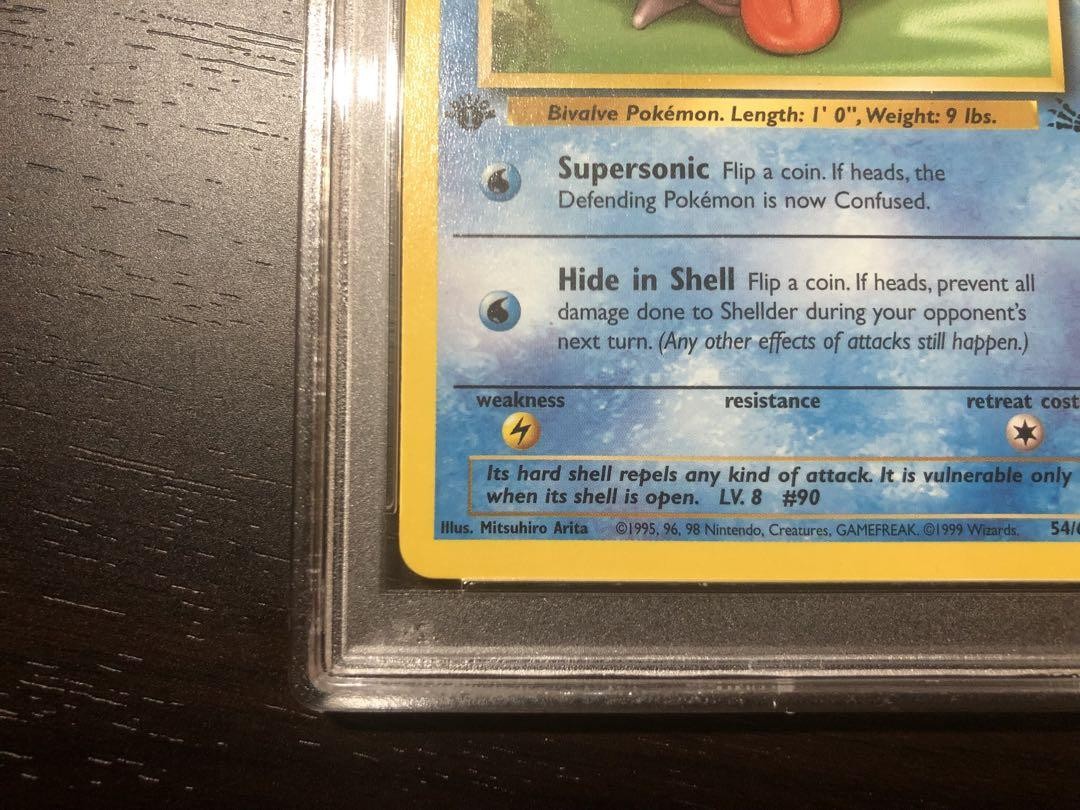 ポケモンカード 旧裏 英語版 1st Shellder(シェルダー) PSA9 ポケモンカード 旧裏 英語版 1st Shellder(シェルダー) PSA9