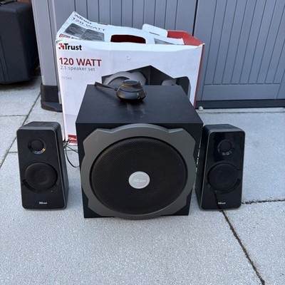 Trust Tytan 2.1 PC-Lautsprecher mit Subwoofer, 120 W (60 W RMS), Soundsystem