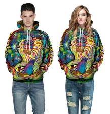 Fashion Men&Women Hoodie Monkey 3d Print Sweatshirts Hip Hop Streetwear Coats Co