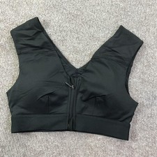 Tommie Copper Sports Bra Womens Small Zip-Front Shoulder Support Activewear