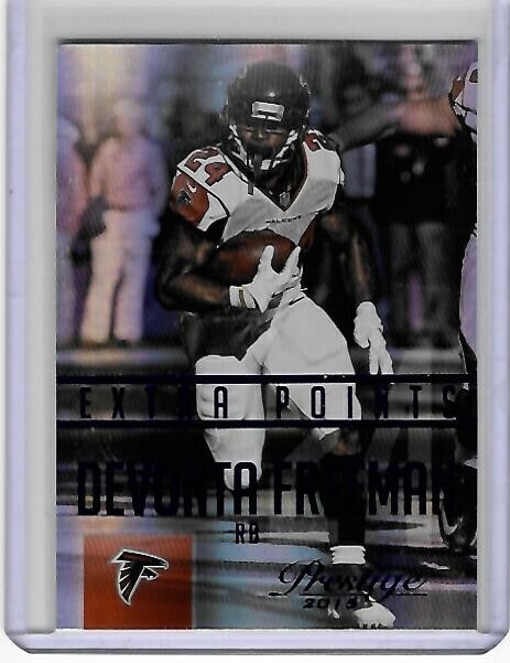 Atlanta Falcons DEVONTA FREEMAN 2015 Panini Prestige EXTRA POINTS BLUE Card