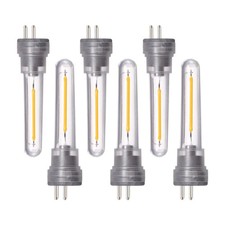 DGE 6Pack S14 LED Light Bulb Plug in, 1W S14 Spare LED Light Bulbs, Replaceme...