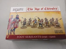 Wargames Atlantic Age of Chivalry Foot Sargants 28mm