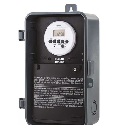 TORK DTU40 Indoor/Outdoor, 7-Day 40-Amp Universal Multi-Volt Time Switch