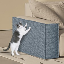 15.8" 160" Anti Scratch Furniture Protector Light Grey Cat Wall Scratcher Sel...