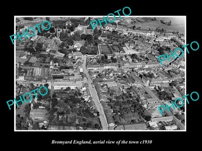 Bromyard England Aerial View Of The Town 1930 1 Old Large Historic Photo