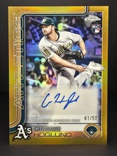 2025 Topps Chrome Update- Autographs Gunnar Hoglund #AC-GH True Gold /50 RC