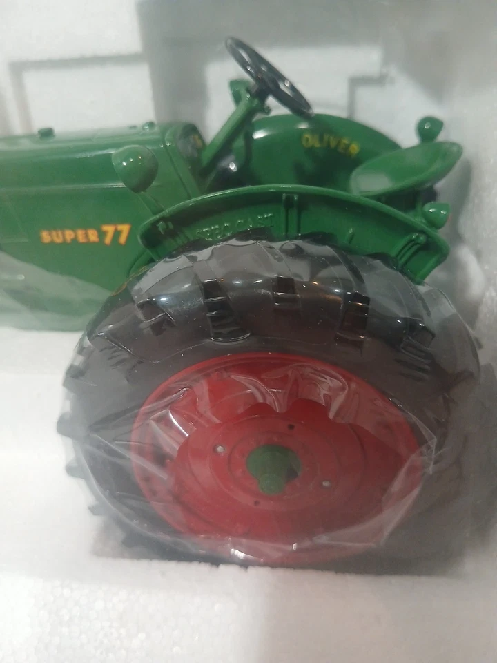 SpecCast Oliver Super 77 Diesel Narrow Front Tractor With Red Rims #SCT 241 1/16 - Image 3 of 4