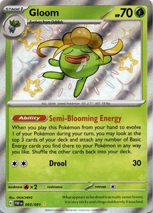 Gloom 093/091 Shiny Rare Paldean Fates