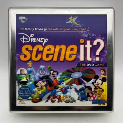 Disney Scene It DVD Game Tin Edition COMPLETE ScreenLife 2005 Pixar Trivia