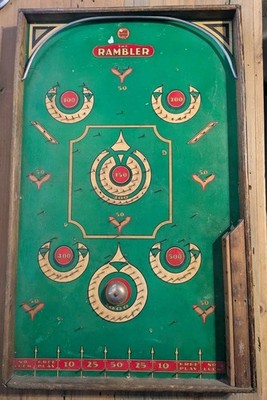 Vintage The Rambler Marble Pinball Game by Rich Toys Morrison Illinois