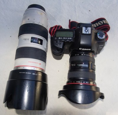 Canon EOS 5D Mark II with (2) lenses EF 17-40mm Zoom  EF 70-200mm Zoom FREE SHIP