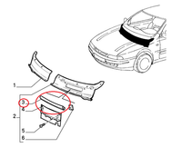 Originale Fiat Dichtung Luftansaugung Halterung Links 71711265 71711265