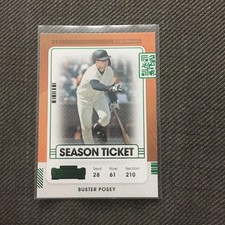 2021 Panini Contenders Buster Posey GREEN #34 San Francisco Giants