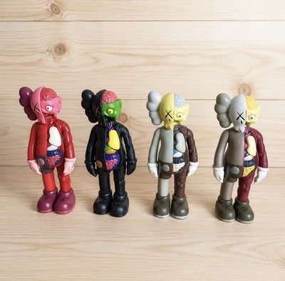 Lot Of 4 Kaws Dissect Rep Figures Companion Flayed Hypebeast