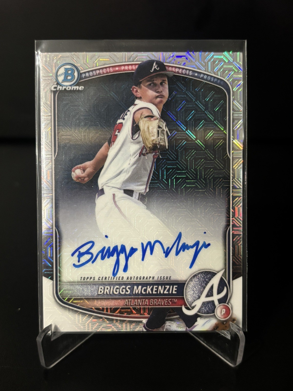 2025 Bowman Draft Briggs McKenzie #BMA-BM Mojo Refractor Auto