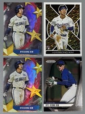 4- 2025 Topps Update Hyeseong Kim: Black Gold RC, 2 Stars of MLB, Prizm Base