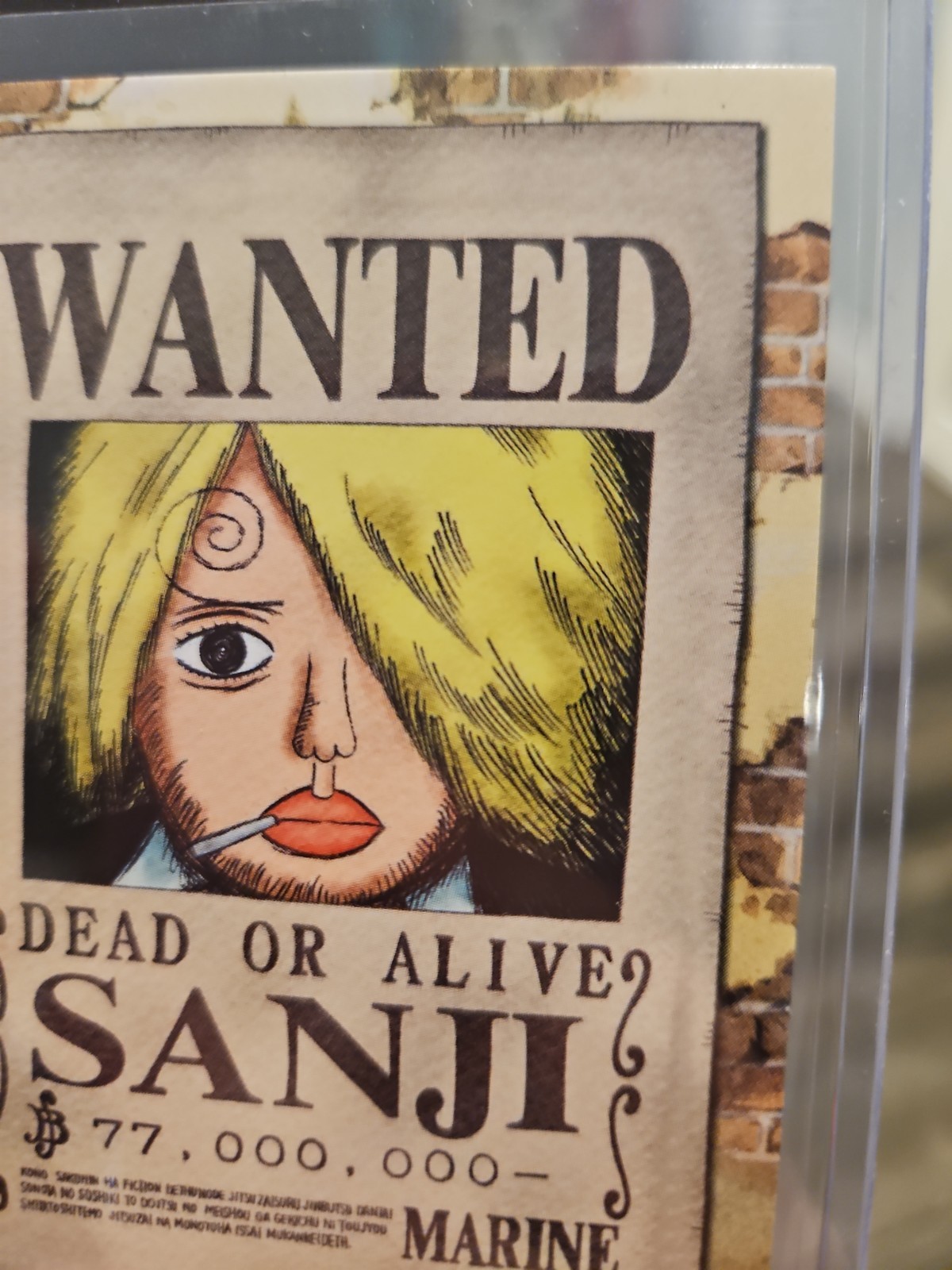2022 ONE PIECE Epic Journey Panini Card 124 SANJI WANTED TCG view 4