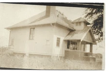 Vintage RPPC Postcard Circa 1930s Unknown Schoolhouse Unposted