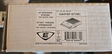 Edwards G4HFWF-S7VMC HF Speaker/Strobe 70V, White, F/A NEW -FREE SHIPPING- - Fire Alarm Part