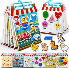 Activity Books for Toddlers 1-3 Felt Montessori Busy Book Learning Toys