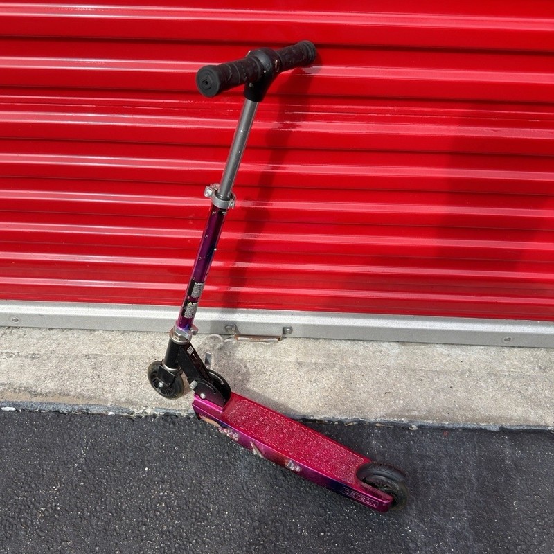 Kick Scooter Pink/Black/Silver with Black Handlebar