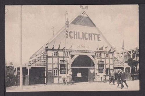 Postcard Waldeck Schlichte Hessen wine bar INH Fritz Licht