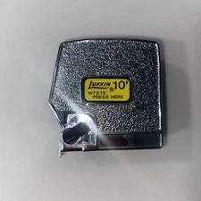 VINTAGE Lufkin 10 foot Tape Measure LOKMATIC -  W7210 Power Tape