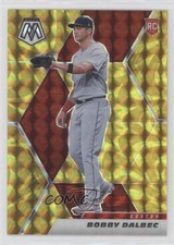 2021 Panini Mosaic Rookie Reactive Yellow Mosaic Prizm Bobby Dalbec #241 00d2