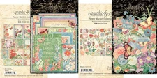 GRAPHIC 45 *FLOWER MARKET* EPHEMERA & JOURNALING CARDS  GORGEOUS *SHIPS FREE*