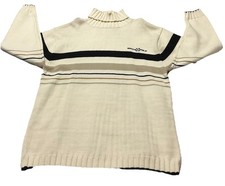 Southpole Stripped Black Pullover Men  s Sweater Size XL Y2K Vintage