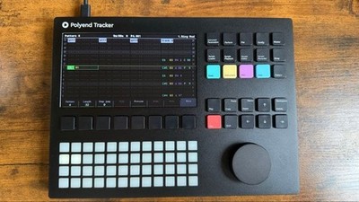 Polyend Tracker Sequencer sampler MIDI workstation wavetable synthesis Working