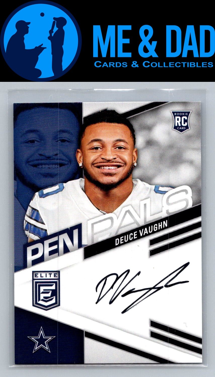 2023 Panini Donruss Elite Pen Pals #PPDV Deuce Vaughn Autograph