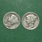 1926 1942d  MERCURY DIMES    *tuff dates*    #138