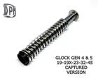 DPM Recoil Reduction Guide Rod Glock 19-19X-23-32-45 Gen 4/5 CAPTURED Ver