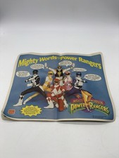 Vintage 1995 Mighty Morphin Power Rangers The Movie McDonald's Activity Sheet