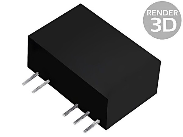 NMJ1205SAC Wandler: Dc/Dc 1W Ueing: 10,8-13,2VDC Uausg: 5VDC Iausg: 200Ma Murata-image
