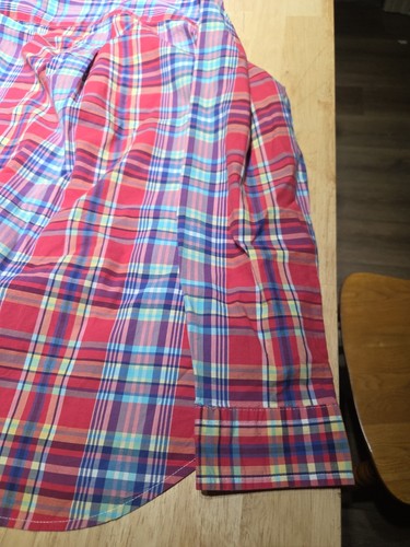 Ralph Lauren Button Down Shirt Boys Size XL (18-20) Plaid Red Blue Green Purple - Picture 10 of 12