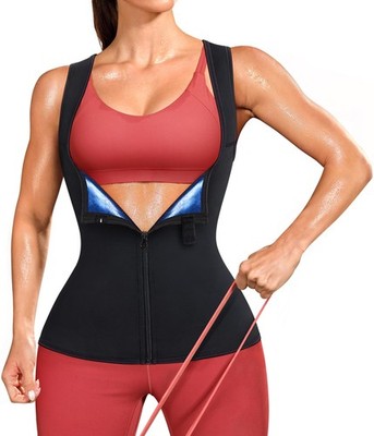 Waist Trainer Women  Sauna Suit Sweat Vest Trimmer Working Out Body Shaper