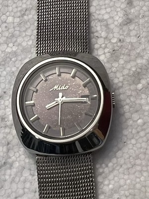 Mido Ocean Star Datorette Automatic Ladies/Damenuhr ''Lila Dial''Serviced! TOP!