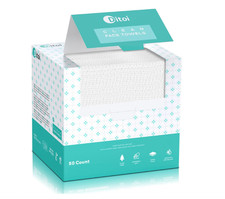 Face Towels, 10" 12" Disposable Face Towel, Face Towelettes XL Sensitive Skin 50