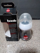 Joovy Boob PP Baby Bottle, Clear, 5 Ounce CleanFlow