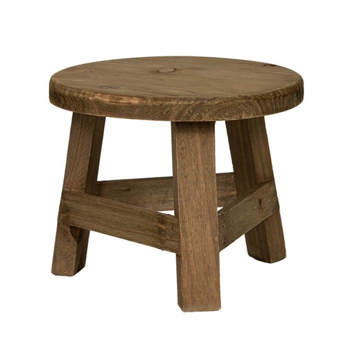 Indoor Plant Stand Solid Wood Mini Flowerpot Stand Solid Garden Wooden Stool