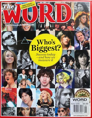 WHO'S BIGGEST? MADONNA MICHAEL JACKSON +++ August 2010 THE WORD Magazine (UK)