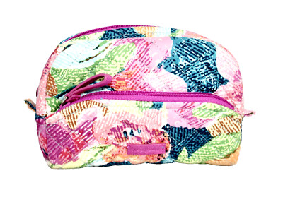 VERA BRADLEY Iconic Mini Travel Cosmetic Superbloom Plastic Lined 22520-J09