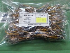 100 Pcs Neon Bulb Light Tube + Series resistor 230/240Vac WENB2Y 128g A61