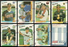 1988 Fleer GLOSSY/TIN Complete Team Set from Factory Set RC OFF-CENTER/MISCUT OC