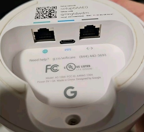 Google AC-1304 1 Port 1200Mbps Wireless Router/Mesh System - Picture 3 of 5